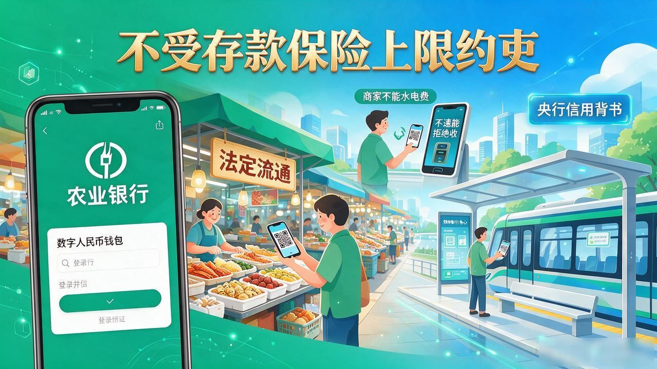 农业银行数字货币是啥？网点干了十年的柜员跟你交个底